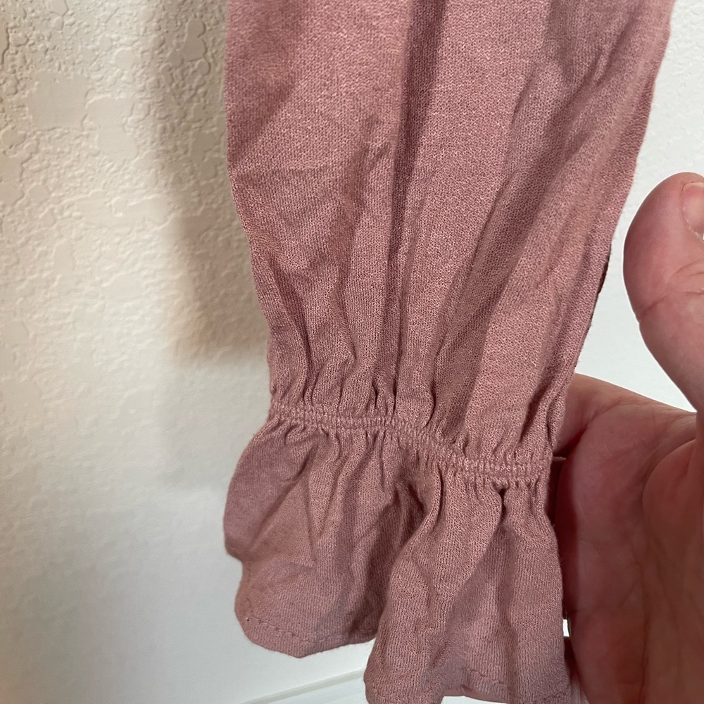 Urban Outfitters Pink Smocked Crop Blouse - Picture 8 of 8